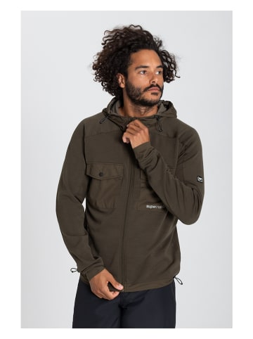 super.natural Fleece vest "Alpine" bruin