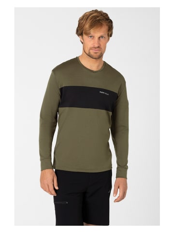 super.natural Koszulka funkcyjna "Gravier" w kolorze khaki