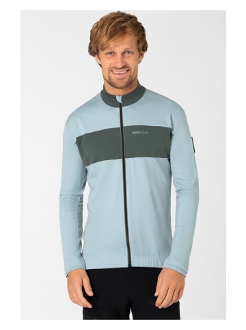 super.natural Koszulka kolarska "Gravier" w kolorze błękitnym