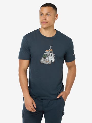 super.natural Koszulka funkcyjna "Carski Tee" w kolorze granatowym