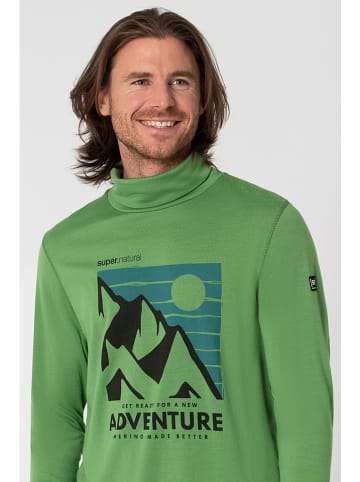 super.natural Koszulka "Adventure" w kolorze zielonym