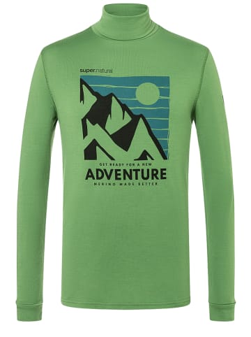 super.natural Longsleeve "Adventure" in Grün