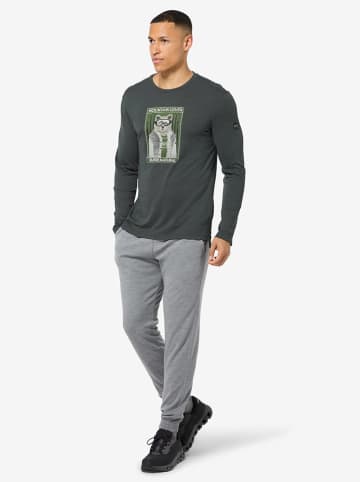 super.natural Functionele longsleeve "Bearski" grijs