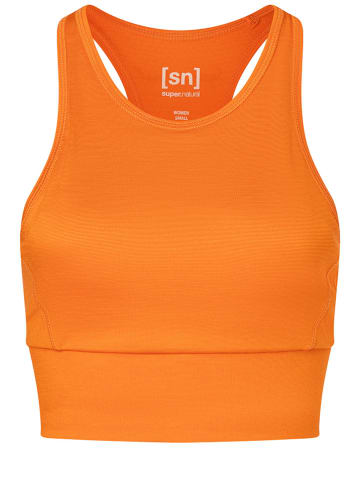 super.natural Biustonosz sportowy w kolorze pomarańczowym