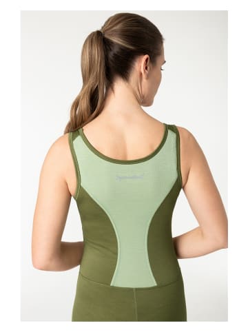 super.natural Functionele jumpsuit "Liquid Flow" kaki