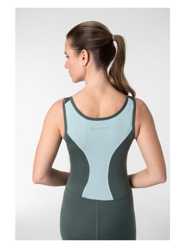 super.natural Functionele jumpsuit "Liquid Flow" groen