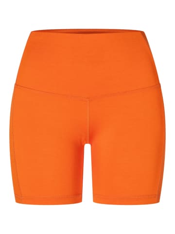 super.natural Szorty sportowe "Liquid Flow" w kolorze pomarańczowym