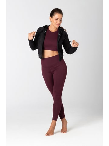 super.natural Sweatvest "Liquid Flow" zwart