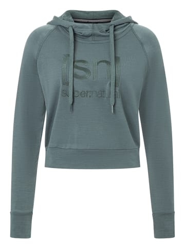 super.natural Bluza "Liquid Flow" w kolorze zielonym