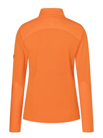 super.natural Kurtka polarowa "Alpine" w kolorze pomarańczowym