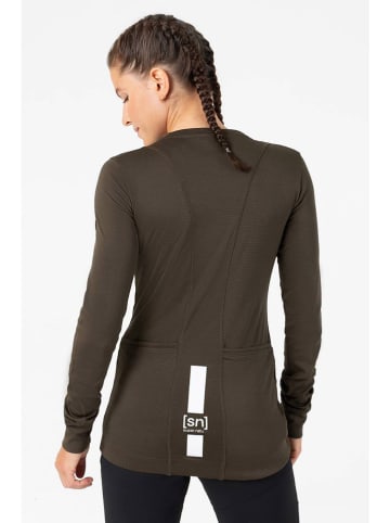 super.natural Koszulka sportowa "Grava" w kolorze brązowym