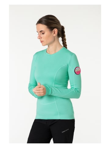 super.natural Koszulka sportowa "Grava" w kolorze turkusowym