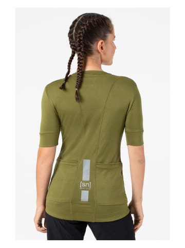 super.natural Fietsshirt "Grava" kaki