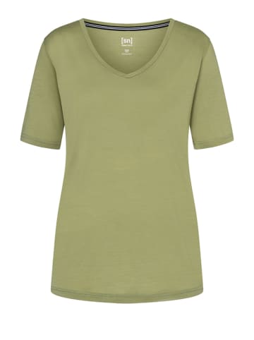 super.natural Shirt "Adventure" kaki