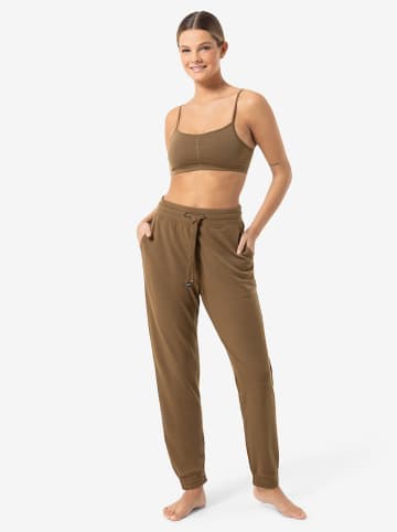 super.natural Top "Cosy" w kolorze jasnobrązowym