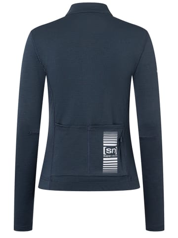 super.natural Sweatvest "Grava" donkerblauw