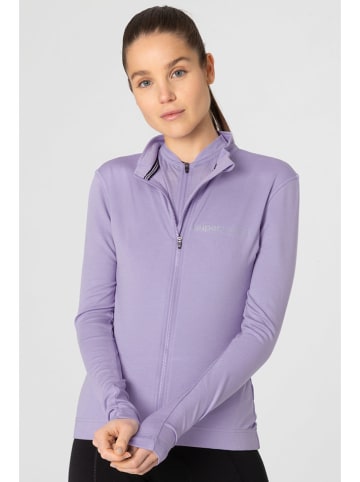 super.natural Koszulka kolarska "Grava" w kolorze lawendowym