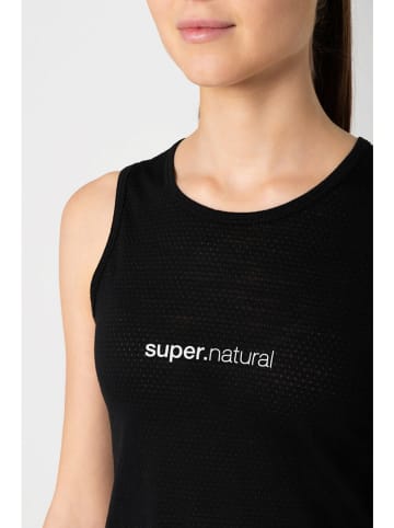 super.natural Top funkcyjny "Grava Under" w kolorze czarnym