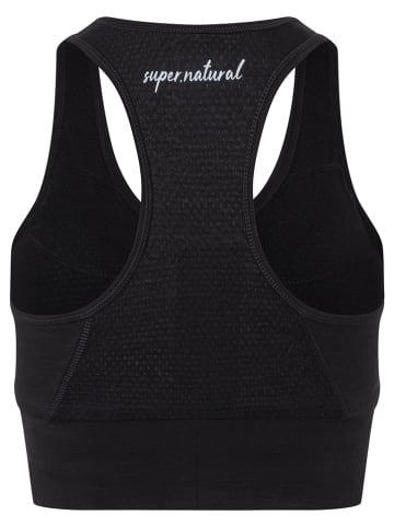 super.natural Biustonosz sportowy "Motion" w kolorze czarnym