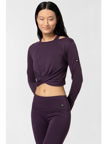 super.natural Yogashirt "Wrap" paars