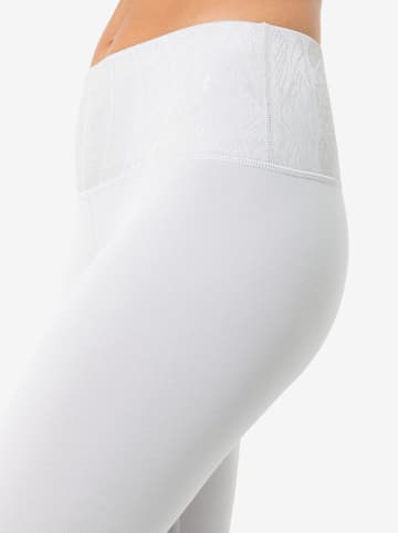 super.natural Legginsy sportowe "Arabesque" w kolorze białym