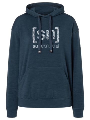 super.natural Bluza "Arabesque" w kolorze granatowym