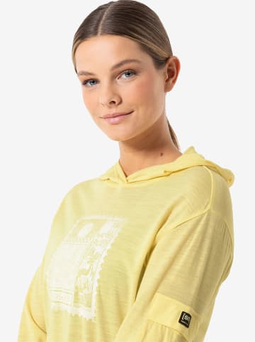 super.natural Bluza "Stamp Light" w kolorze żółtym