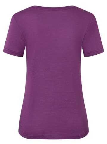 super.natural Shirt "Mountain Art" paars