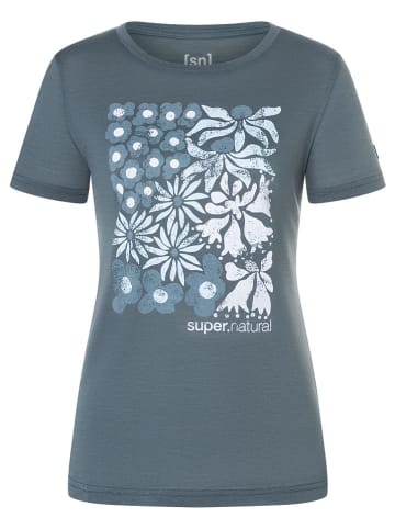 super.natural Koszulka "Mat Is" w kolorze niebieskim