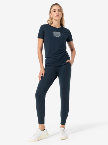 super.natural Koszulka "Heartwood Tee" w kolorze granatowym