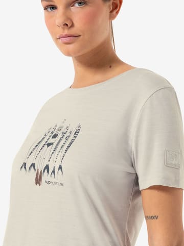 super.natural Functioneel shirt "Copper Sardine" beige