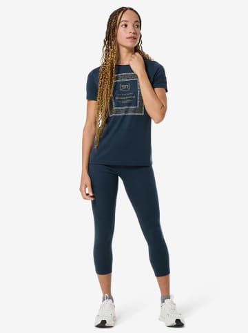 super.natural Functioneel shirt "Bandana Bio" donkerblauw/wit