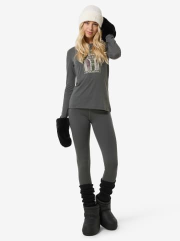 super.natural Funktionslongsleeve "Bearski" in Grau