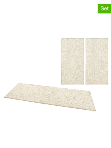 BT Carpet 3tlg. Bettumrandung in Creme