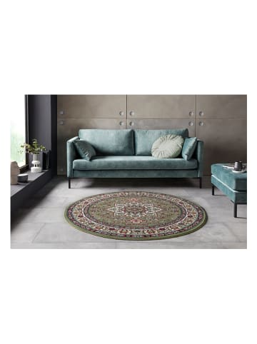 Nouristan Kurzflor-Teppich "Täbriz" in Grün