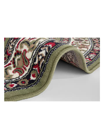 Nouristan Kurzflor-Teppich "Täbriz" in Grün