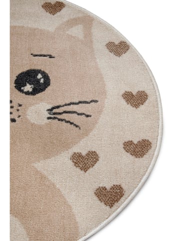 Hanse Home Laagpolig tapijt "Cat" crème/ beige