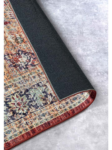 Hanse Home Kurzflor-Teppich "Asya" in Rot/ Blau