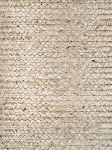 Hanse Home Puf "Jutta" w kolorze kremowym - wys. 40 x Ø 40 cm