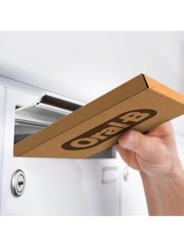 Oral-B 10er-Set: Ersatz-Bürstenköpfe "Pro CrossAction" in Weiß