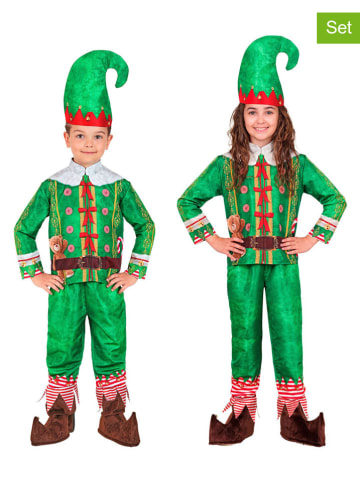 Widmann 3-częściowy kostium "Santa's Little Helper" w kolorze zielonym