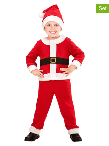 Widmann 3-delige kostuum "Santa Claus" rood/wit