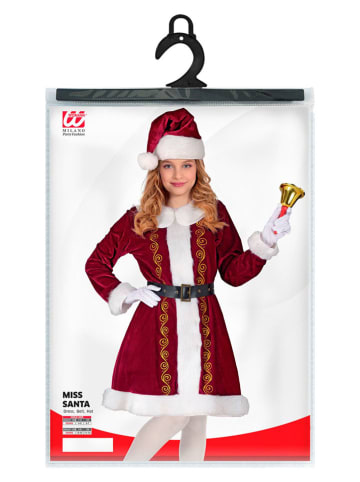 Widmann 3-częściowy kostium "Mrs. Claus" w kolorze ciemnoczerwonym