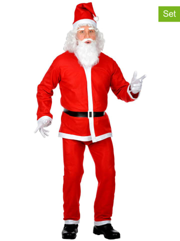 Widmann 5-częściowy kostium "Santa Claus" w kolorze czerwono-białym