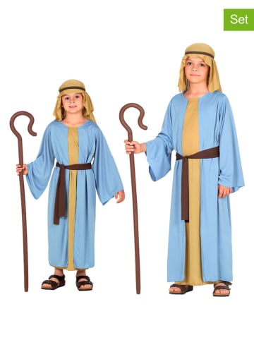 Widmann 3-częściowy kostium "Shepherd" w kolorze błękitno-beżowym