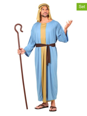 Widmann 3-częściowy kostium "Shepherd" w kolorze błękitno-beżowym