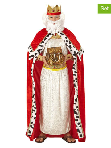 Widmann 2tlg. Kostüm "Biblical King" in Rot/ Weiß/ Gold