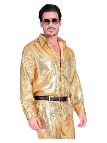 Widmann Koszula kostiumowa "Party Fashion" w kolorze złotym