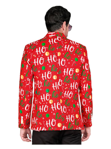 Widmann Blazer "Merry Christmas" rood/wit