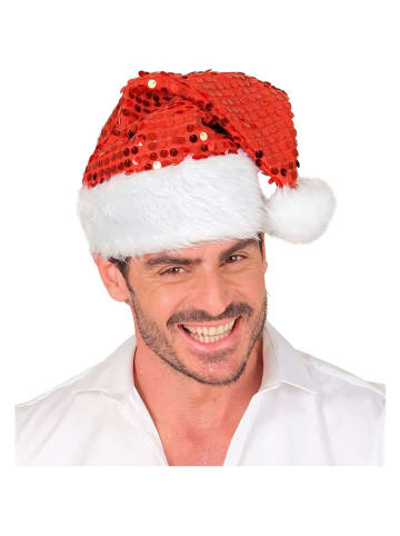 Widmann Paillettenmütze "Santa Claus" in Rot